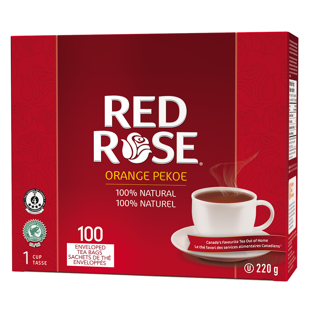 [15LI104] Red Rose | Thé noir Orange Pekoe 100 sachets